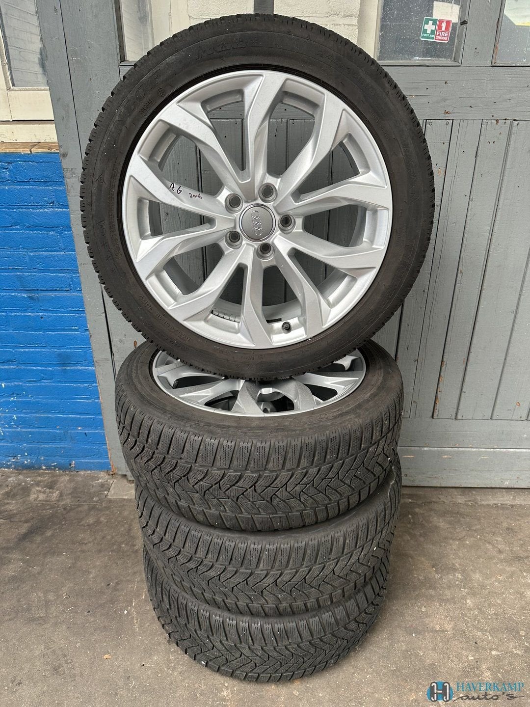Audi A6 winterset 245 45 18 origineel, Auto-onderdelen, Ophalen, 18 inch, -, -