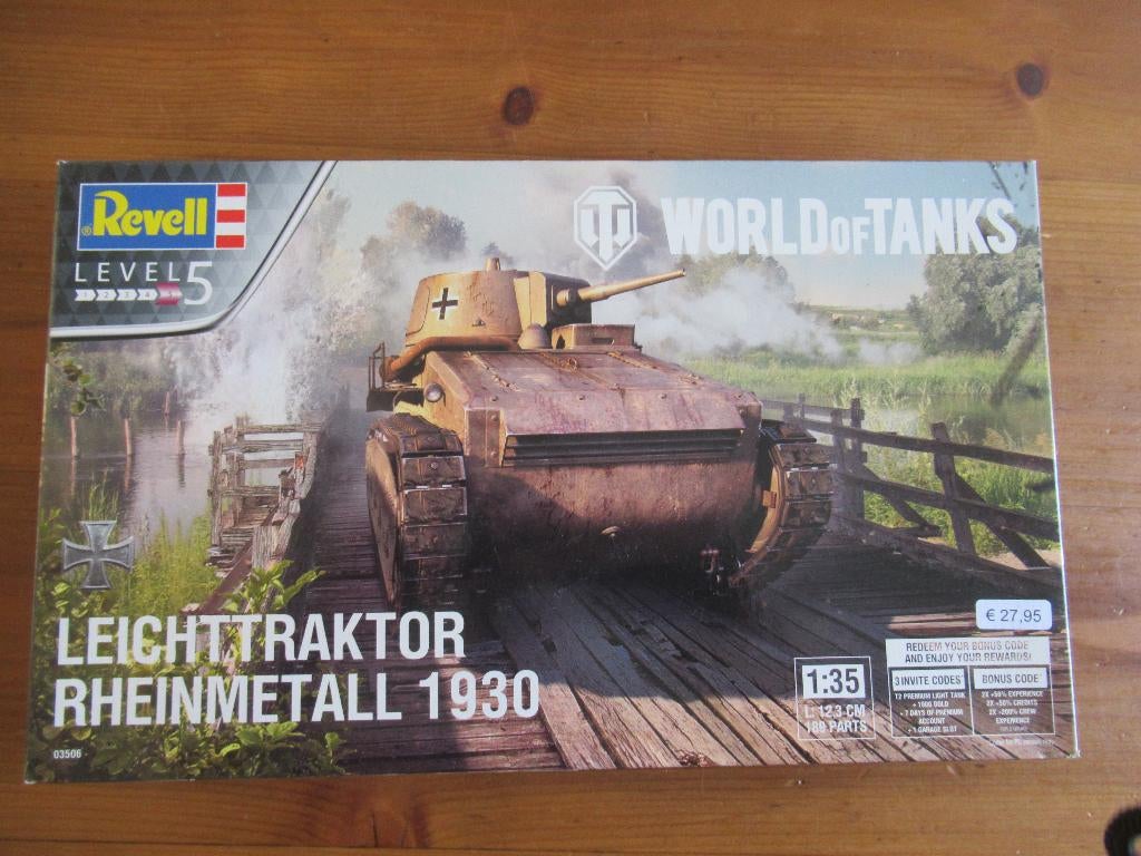 Leichttraktor Rheinmetall 1930 (Revell 1/35), Tank, Nieuw, Ophalen of Verzenden, 1:32 tot 1:50