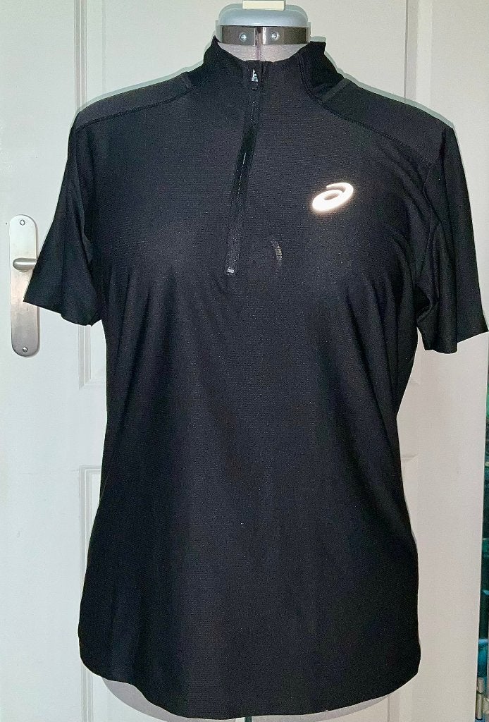 Dames Asics hardloop shirt L, Zwart, Maat 42/44 (L), Nieuw, Ophalen of Verzenden