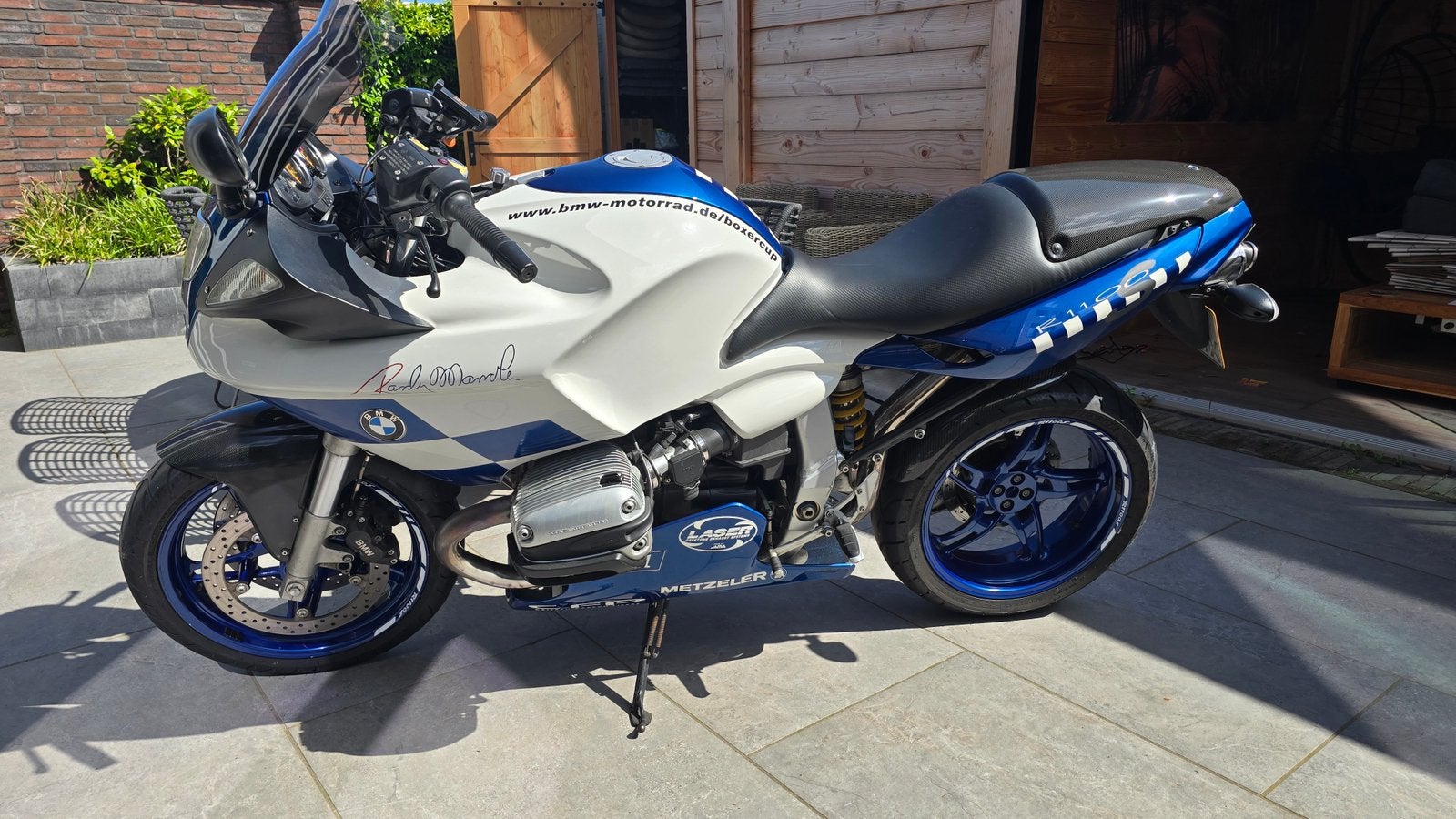 BMW R1100S Boxercup replica Randy Mamola, 1085 cc, 2 cilinders, Motorrijbewijs A, Gebruikt