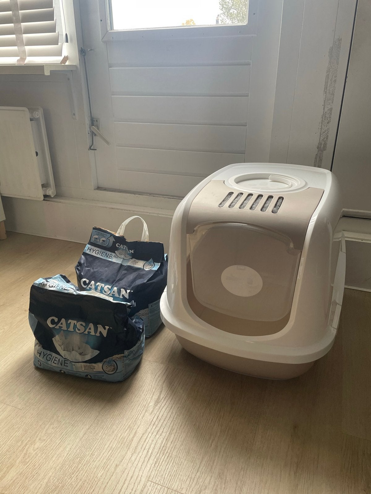 Savin xxl kattenbak + kattenbakvulling, Dieren en Toebehoren, Ophalen of Verzenden, Zo goed als nieuw