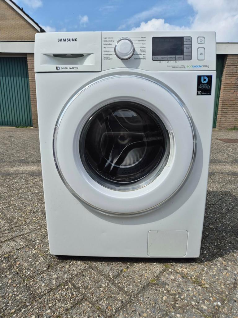 Samsung WF80F5E5P4W 8kg 1400toeren A+++, Minder dan 85 cm, Ophalen of Verzenden, Zo goed als nieuw, Voorlader
