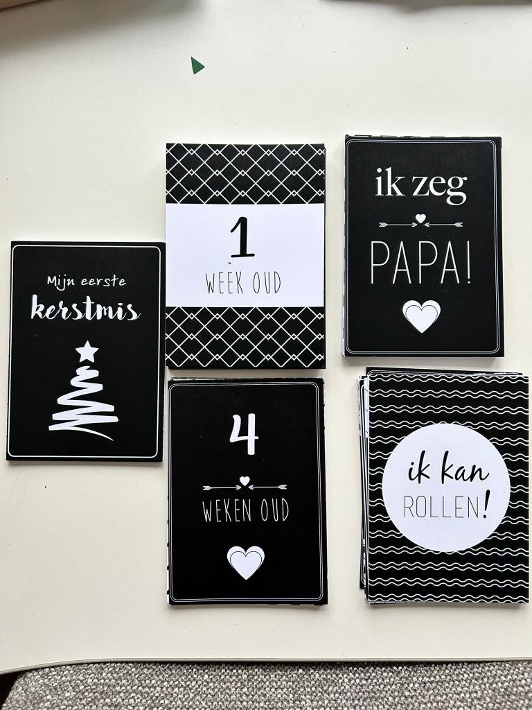 Mijlpaalkaarten baby, Ophalen, Zo goed als nieuw