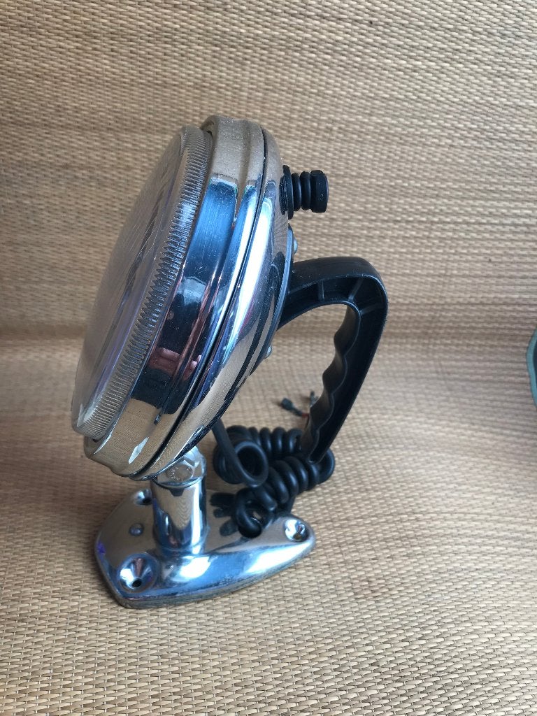 VINTAGE HELLA GERMANY CHROOM ZOEKLAMP 1960 JEEP ZELDZAAM TOP, Auto-onderdelen, Ophalen of Verzenden, Gebruikt, Buick
