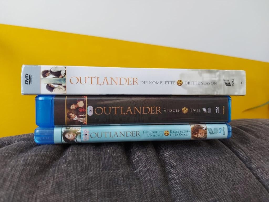 The Outlander Seizoen 1 t/m 3 op DVD Blu-Ray., Vanaf 16 jaar, Ophalen, Zo goed als nieuw, Historisch of Kostuumdrama