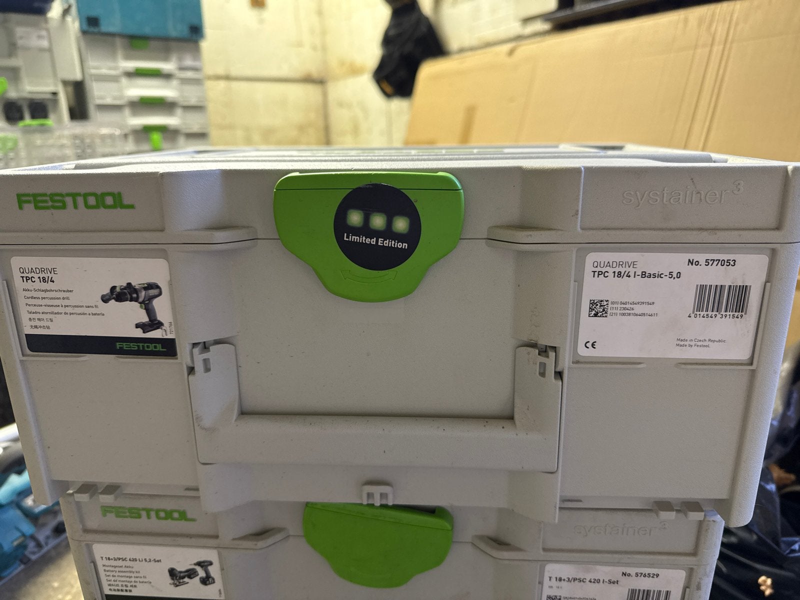 Festool QUADRIVE TPC 18/4 I-Basic Accu Klopboormachine, Ophalen, Boor- en Schroefmachine, Klopboormechanisme, Gebruikt