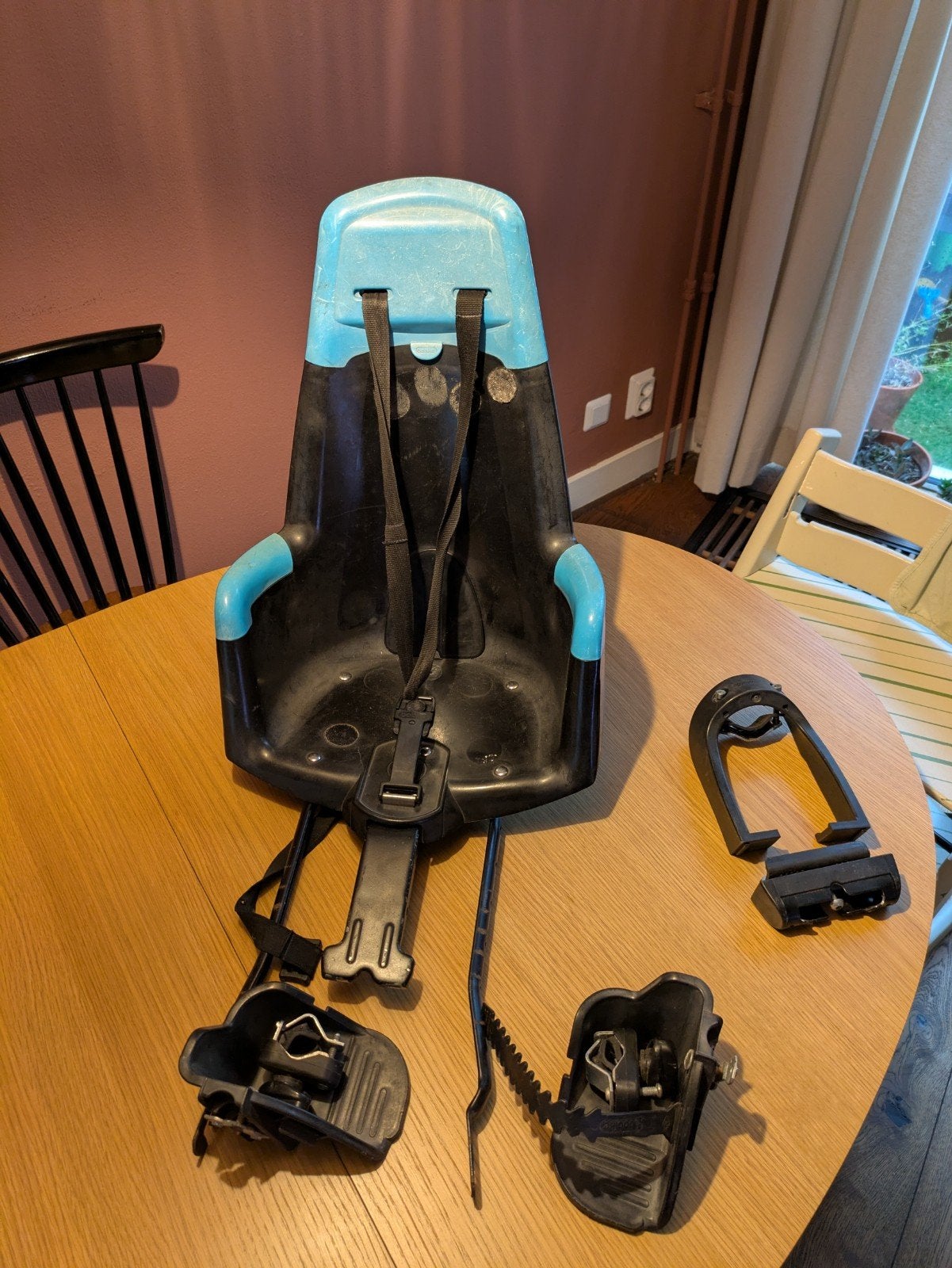 Bobike achterzitje met frame bevestiging, Ophalen, Achterzitje, 9 t/m 18 kg, Gebruikt