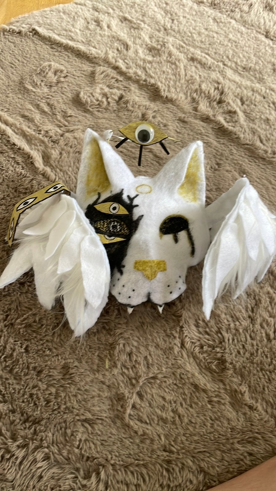Fallen angel therian mask, Ophalen of Verzenden