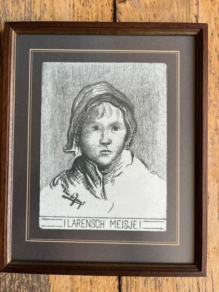 Toon de Jong, Antiek en Kunst, Kunst | Etsen en Gravures, Ophalen of Verzenden