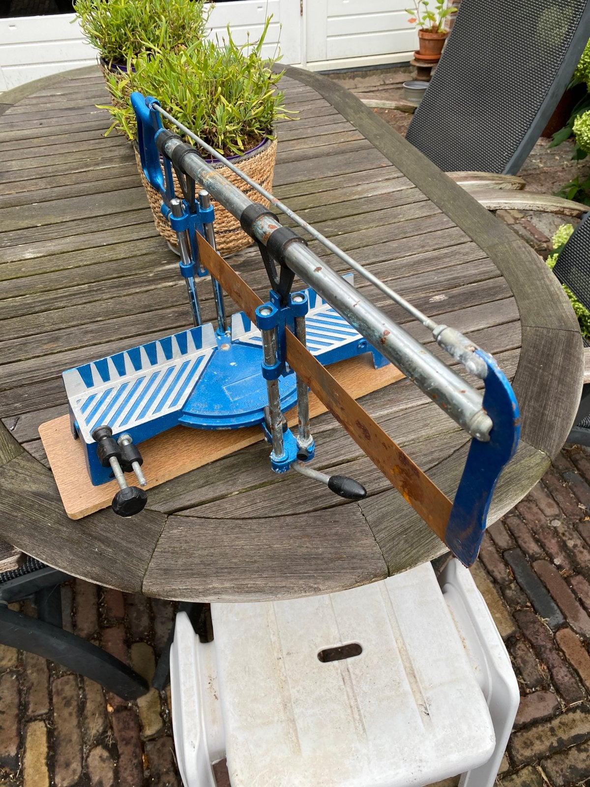 Te koop Verstekzaag handmatig, Doe-het-zelf en Verbouw, Gereedschap | Handgereedschap, Ophalen, Gebruikt