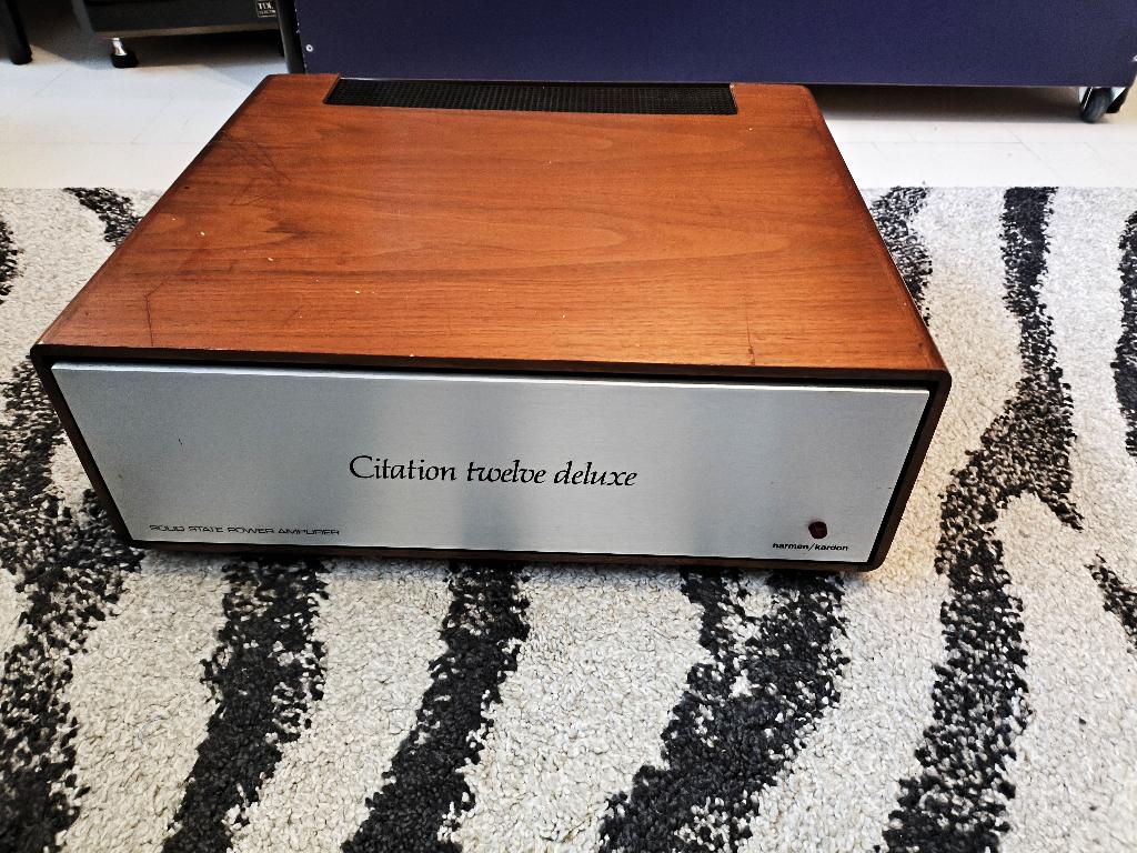 Mooie Harman Kardon Citation 12 deluxe eindversterker, Gebruikt, 60 tot 120 watt, Stereo, Ophalen