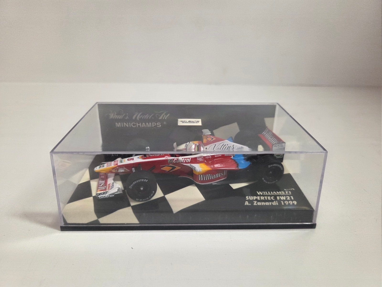 Minichamps Williams F1 Supertec FW21 A Zanardi 1999, Auto, ., Ophalen of Verzenden, Zo goed als nieuw