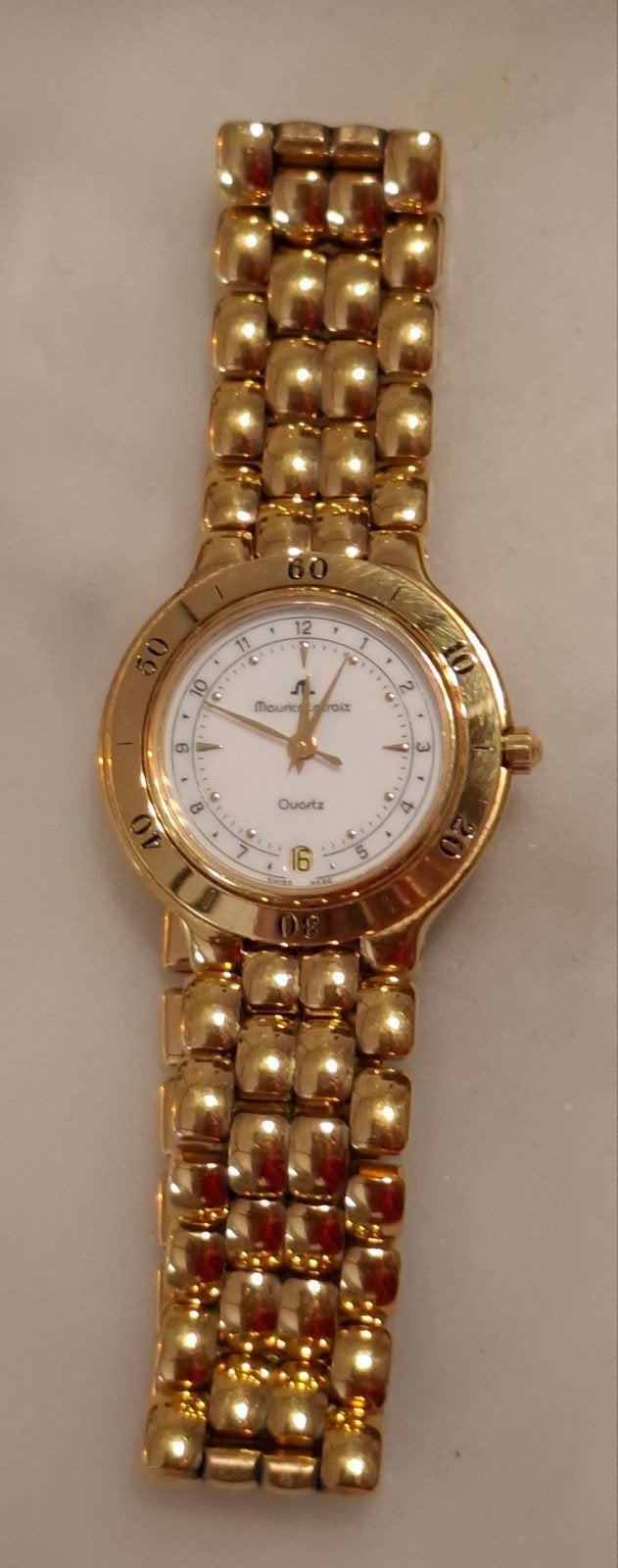 Maurice Lacroix dames Quartz horloge met originele band, Overige merken, Overige materialen, Polshorloge, Overige materialen
