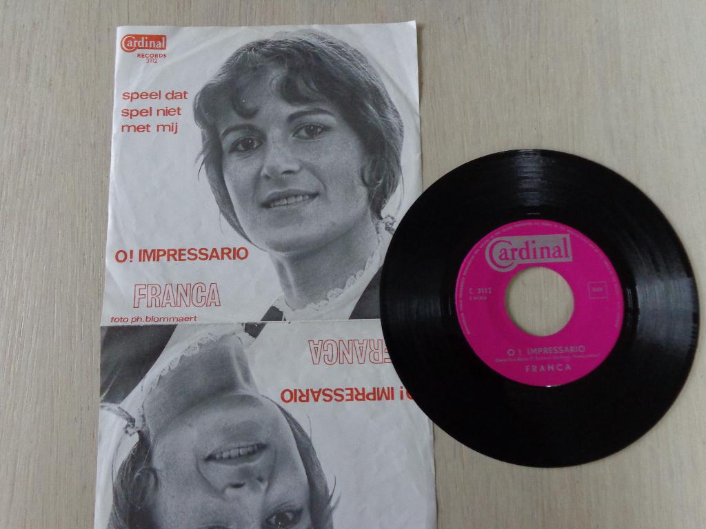 Franca – O! Impresario, Cd's en Dvd's, Vinyl Singles, Zo goed als nieuw, Single, Nederlandstalig, 7 inch, Ophalen of Verzenden