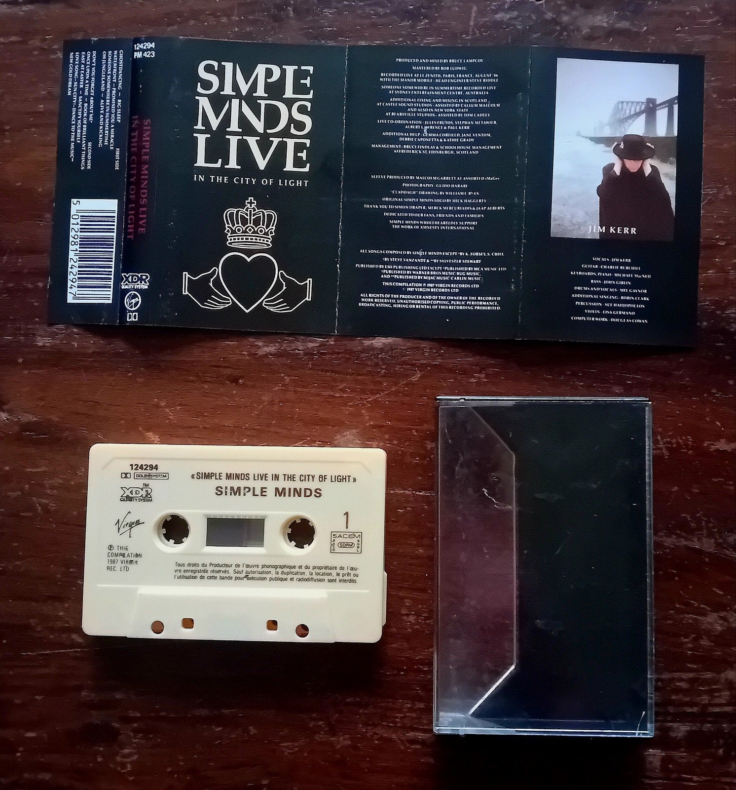 Simple Minds - Live in the city of.. tape cassette pop rock, Cd's en Dvd's, Ophalen of Verzenden, Gebruikt, Pop, 1 bandje