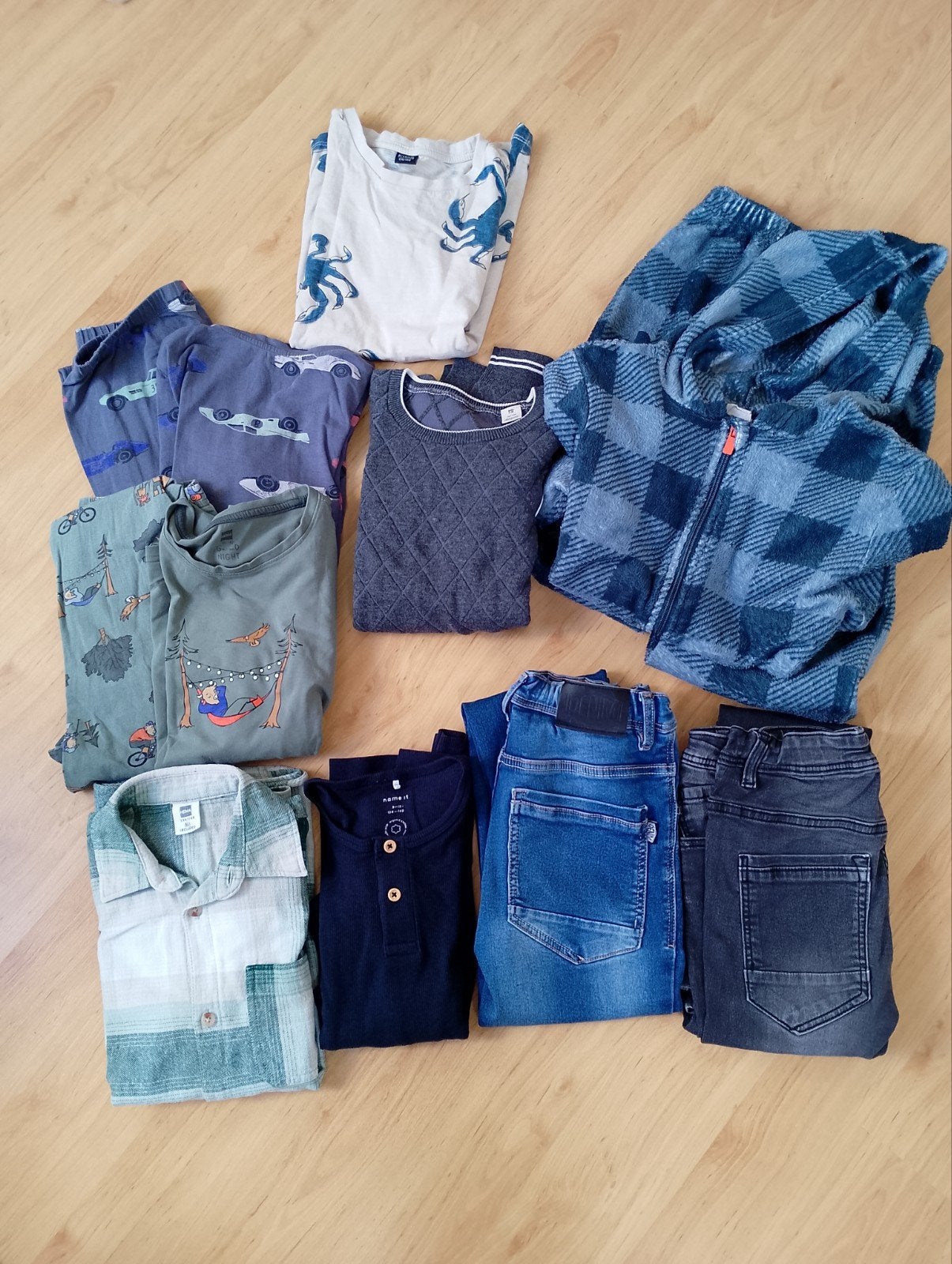 Kledingpakket Jongens Maat 134/140 - Winterkleding, Ophalen, Gebruikt, Maat 134