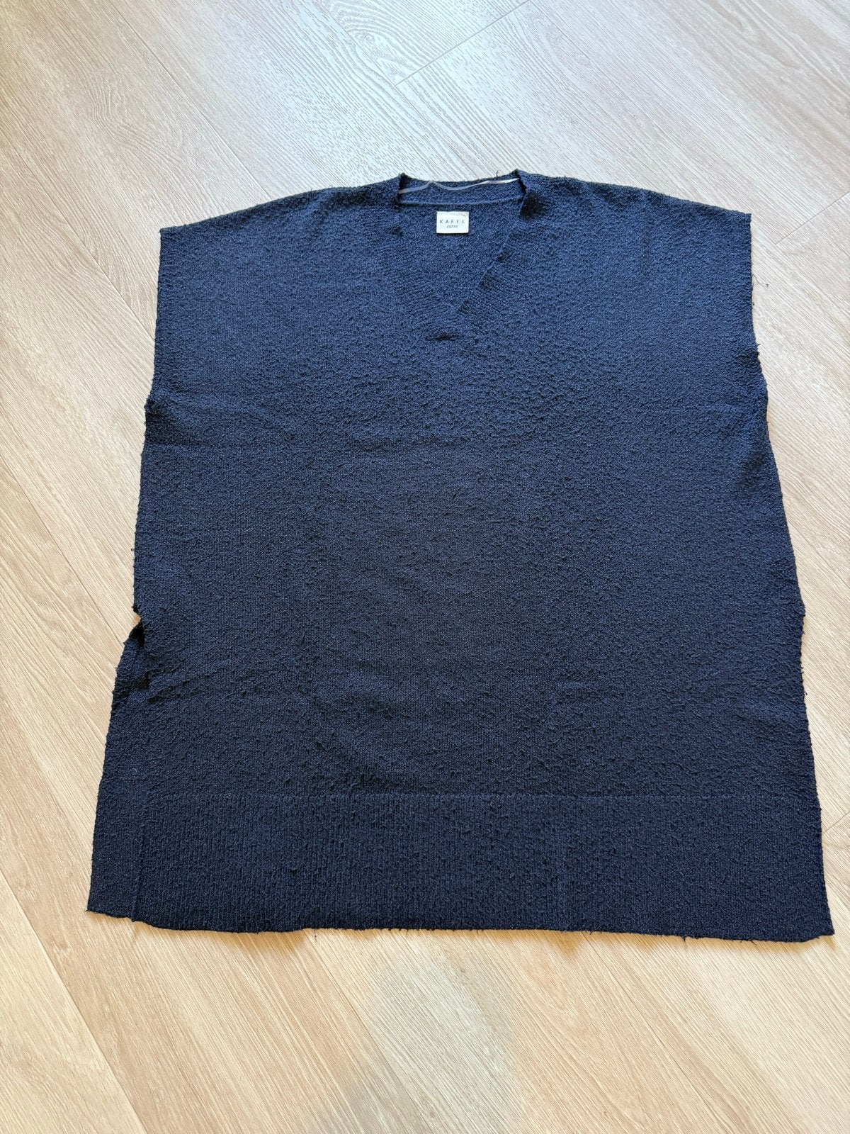 Kaffe Curve gebreide spencer/tuniek blauw S/M, Ophalen of Verzenden, Gedragen, Blauw