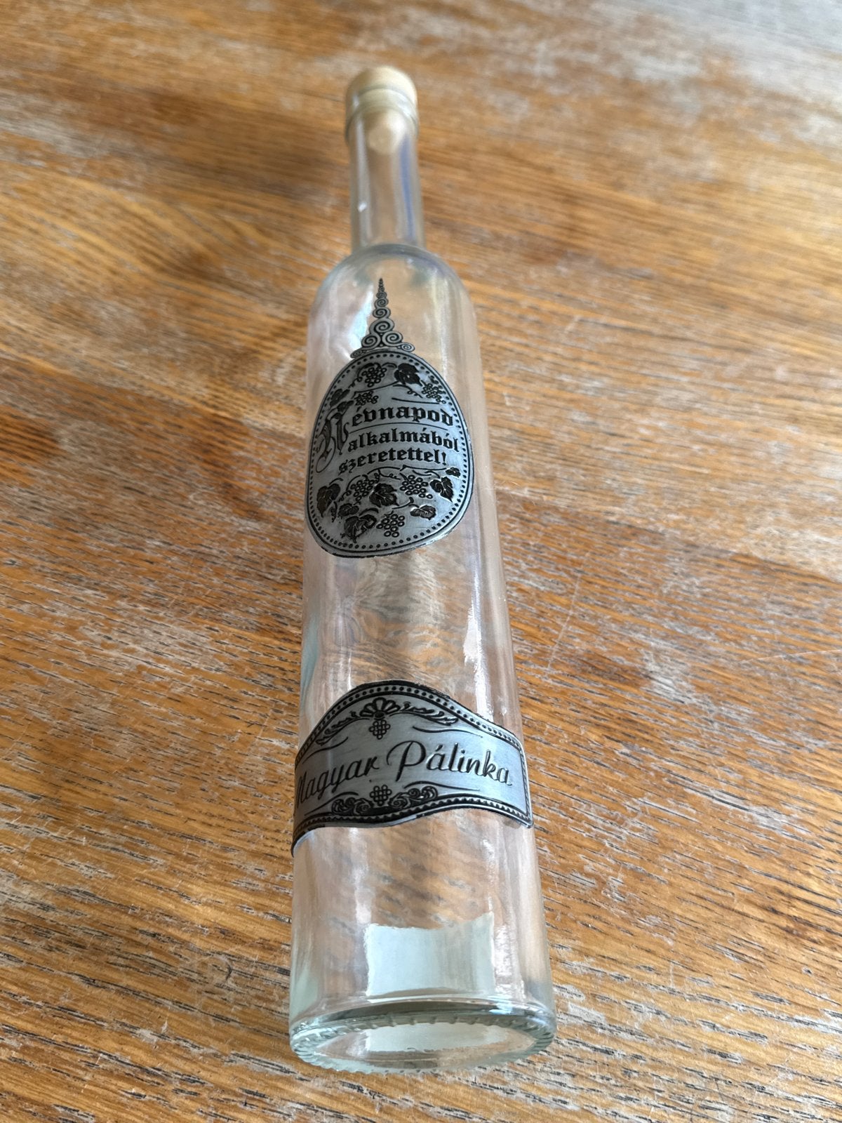 Lege Hongaarse Pálinka Fles - Decoratief, Ophalen of Verzenden
