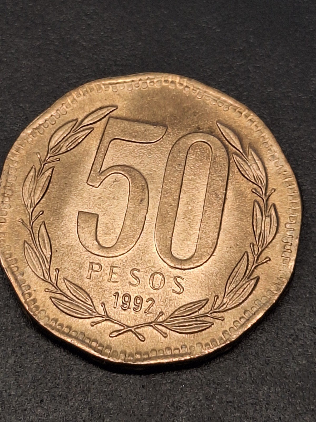 Chili 50 pesos 1992, Ophalen of Verzenden, Zuid-Amerika