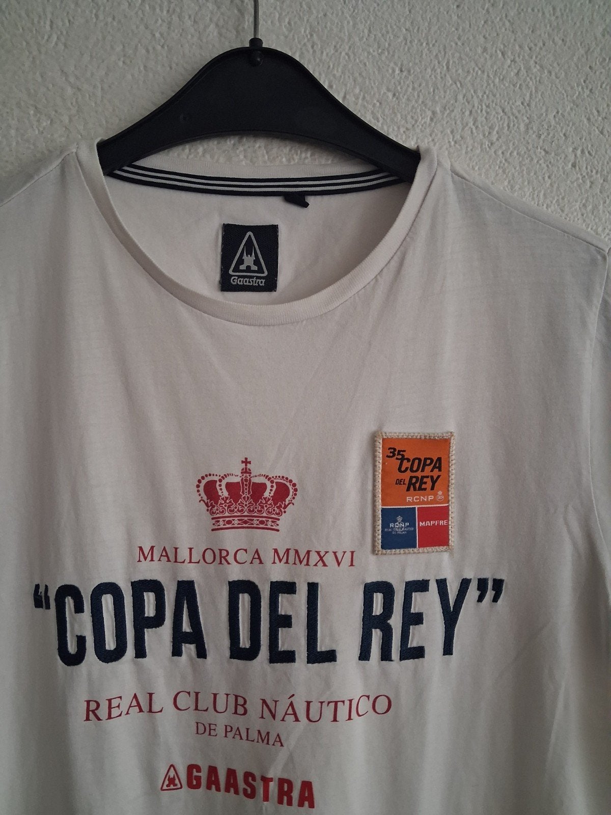 Gaastra Copa del Rey T-shirt Maat M, Gaastra, Maat 48/50 (M), Wit, Ophalen of Verzenden