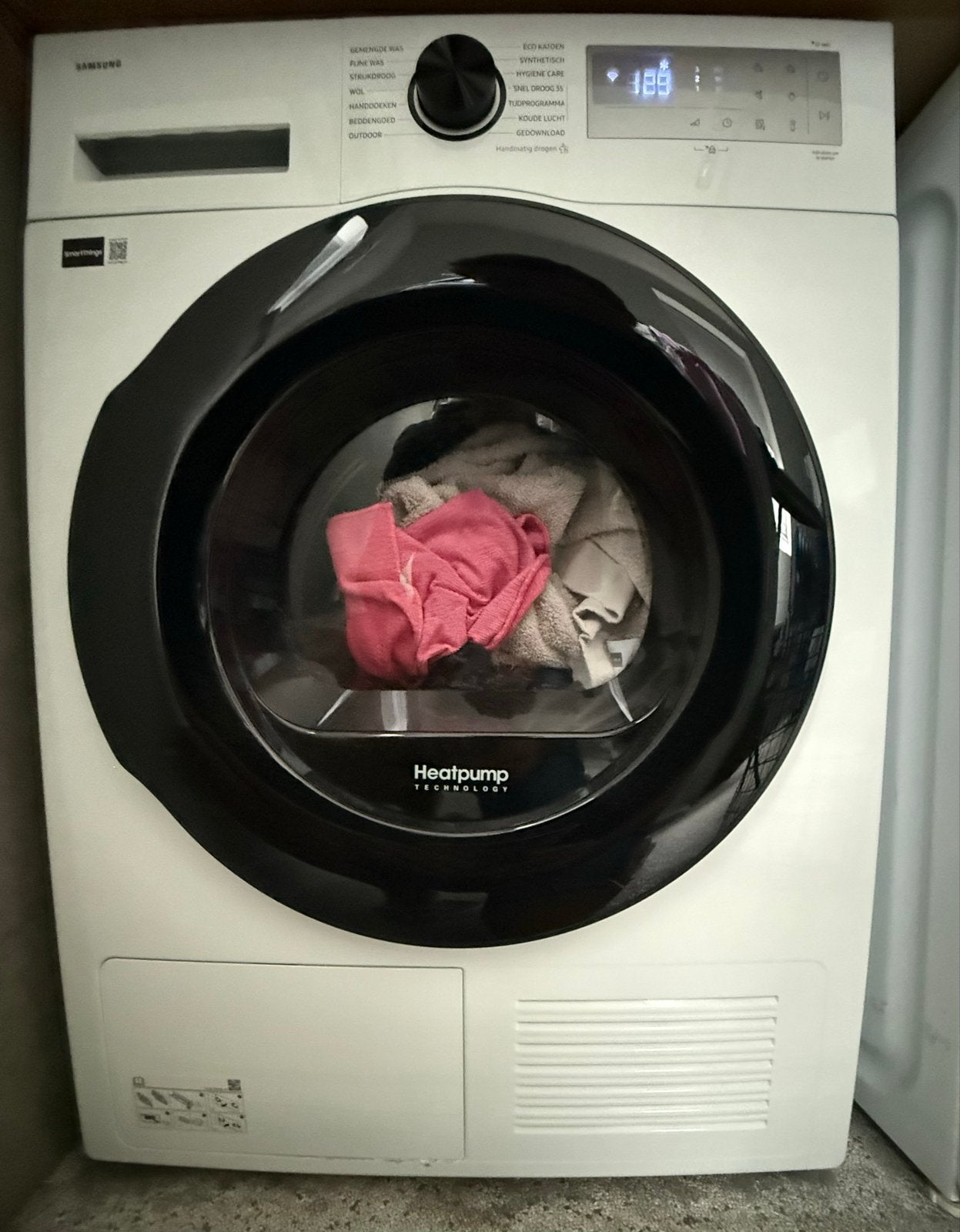 Samsung DV90DG52A0AHEN Warmtepompdroger 9kg A+++, Witgoed en Apparatuur, Wasdrogers, Ophalen, Overige typen, 8 tot 10 kg, Zo goed als nieuw