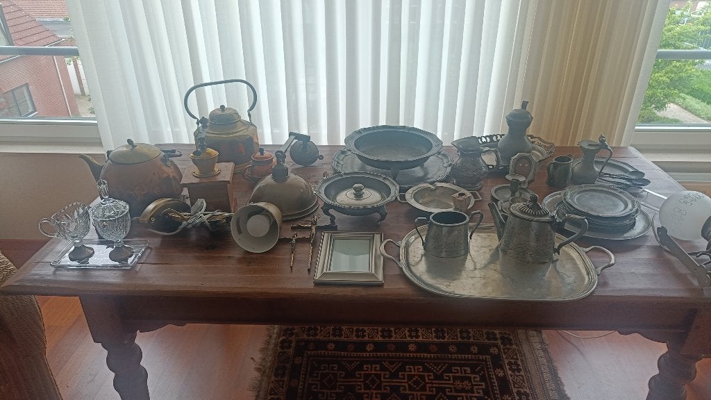 Tinnen en koperen artikelen, Antiek en Kunst, Ophalen