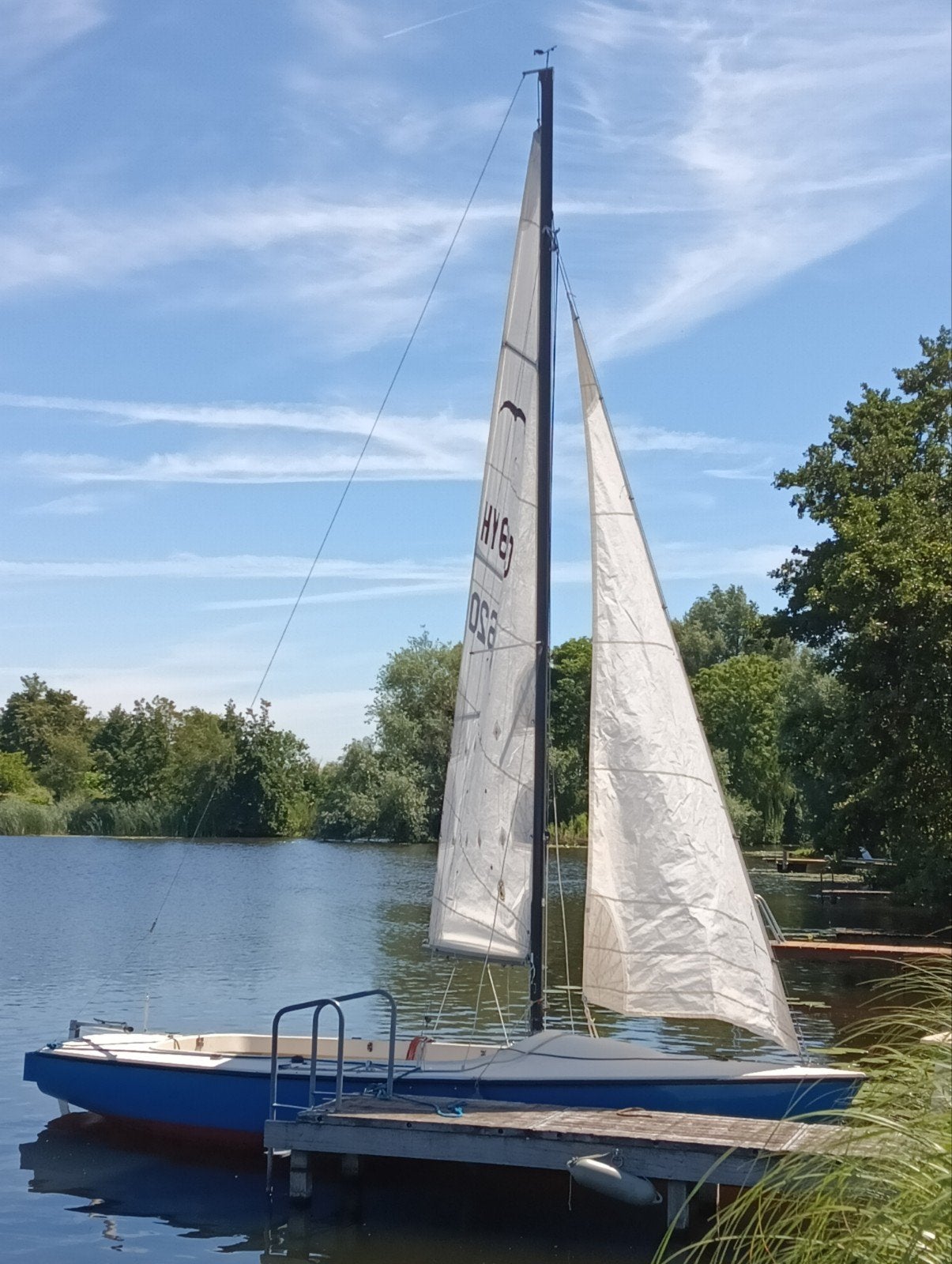 Seabird 620 zeilboot, Watersport en Boten, Gebruikt, Open zeilboot, Ophalen of Verzenden, Polyester