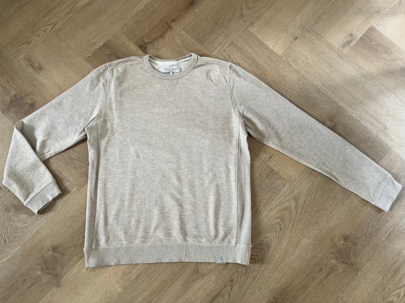 Mooie beige Hallinger heren trui maat M!, Kleding | Heren, Ophalen of Verzenden, Zo goed als nieuw, Maat 48/50 (M), Beige