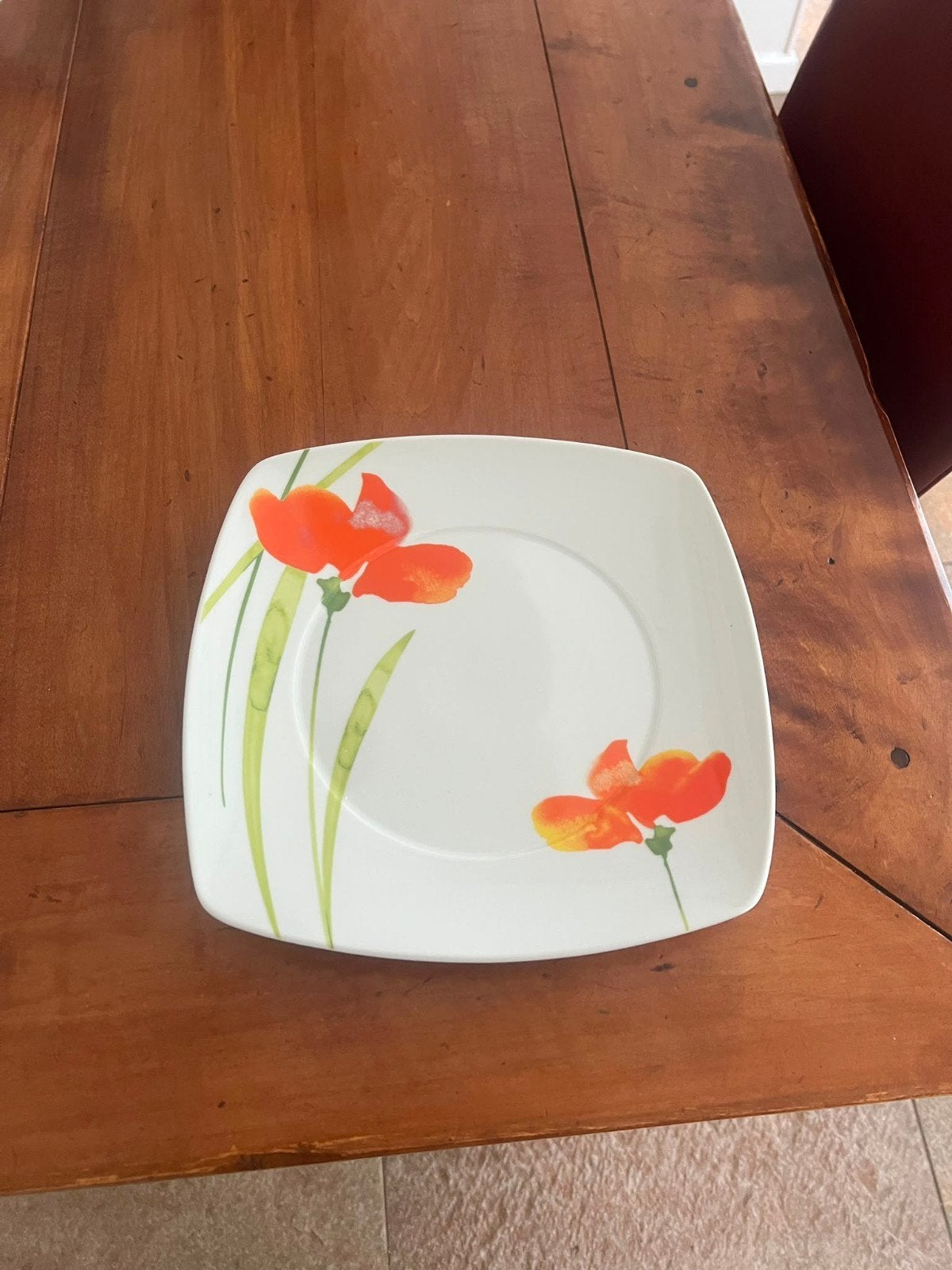 6 Ritzenhoff 'Sandra' borden met bloemmotief, Huis en Inrichting, Keuken | Servies, Ophalen, Overige merken, Zo goed als nieuw