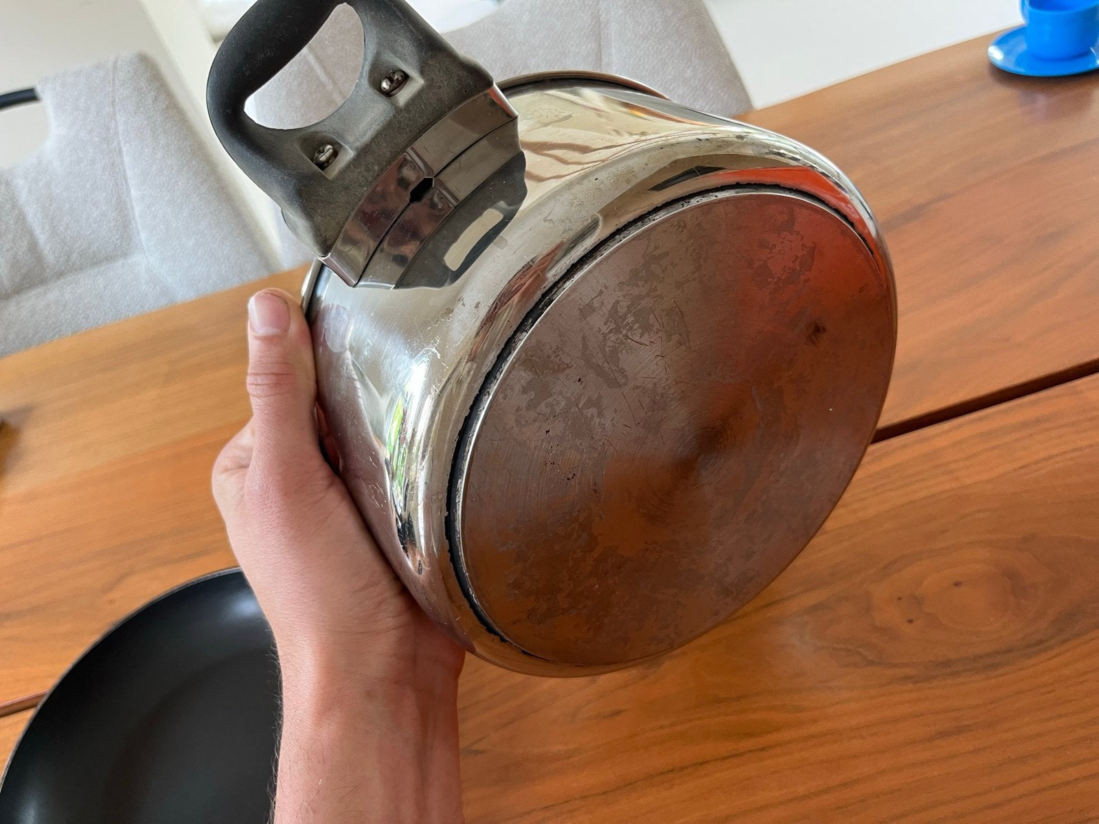 Kookpan en kleine koekenpan (niet voor inductie), Ophalen, Gebruikt, Rvs, Koekenpan of Braadpan