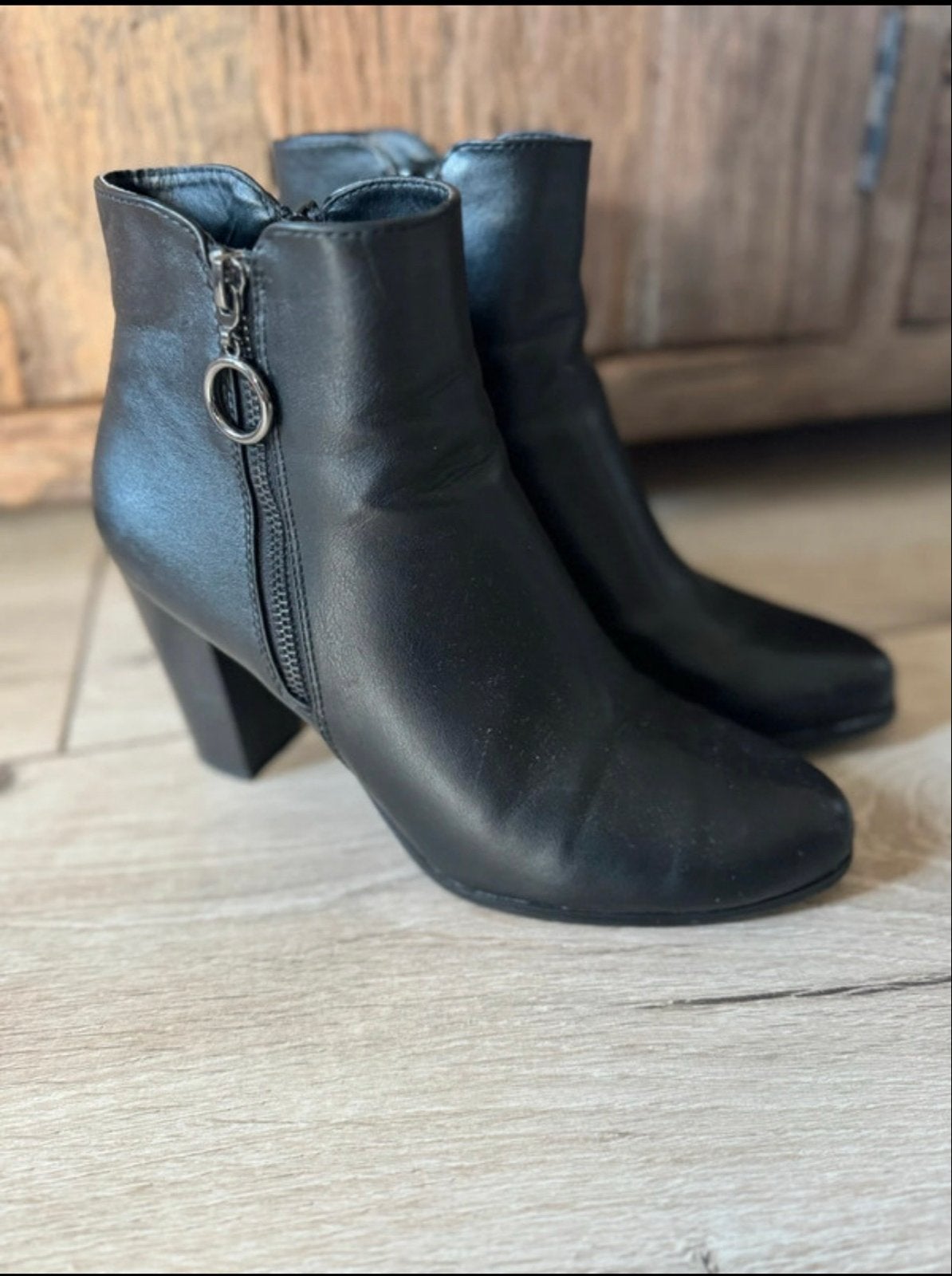 Nette zwarte Graceland blokhakken, Kleding | Dames, Zwart, Ophalen of Verzenden, Zo goed als nieuw, Schoenen met hoge hakken