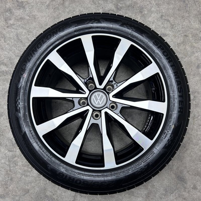 18 inch Tomason velgen + zomerbanden  VW Multivan T6 T7, 18 inch, Gebruikt, -, -