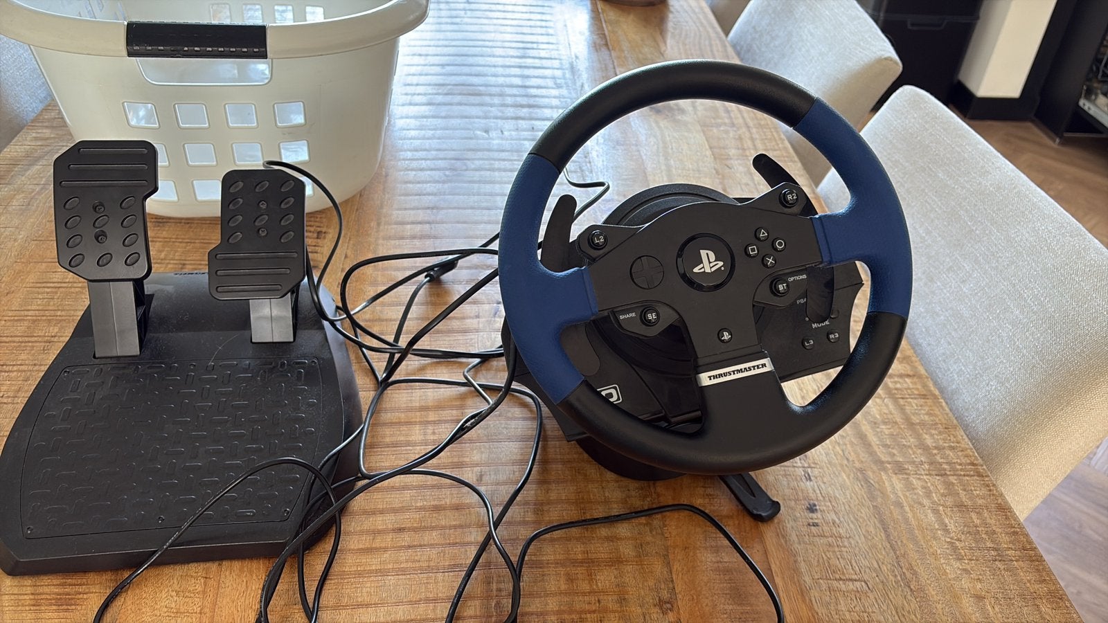 Stuur en pedalen voor ps 4 of 5, Ophalen, Zo goed als nieuw