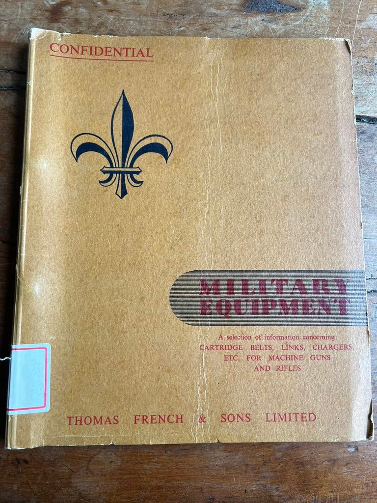 WO2 Engels Geheime catalogus Munitie enfield vickers garand, Verzamelen, Militaria | Tweede Wereldoorlog, Verzenden, Engeland