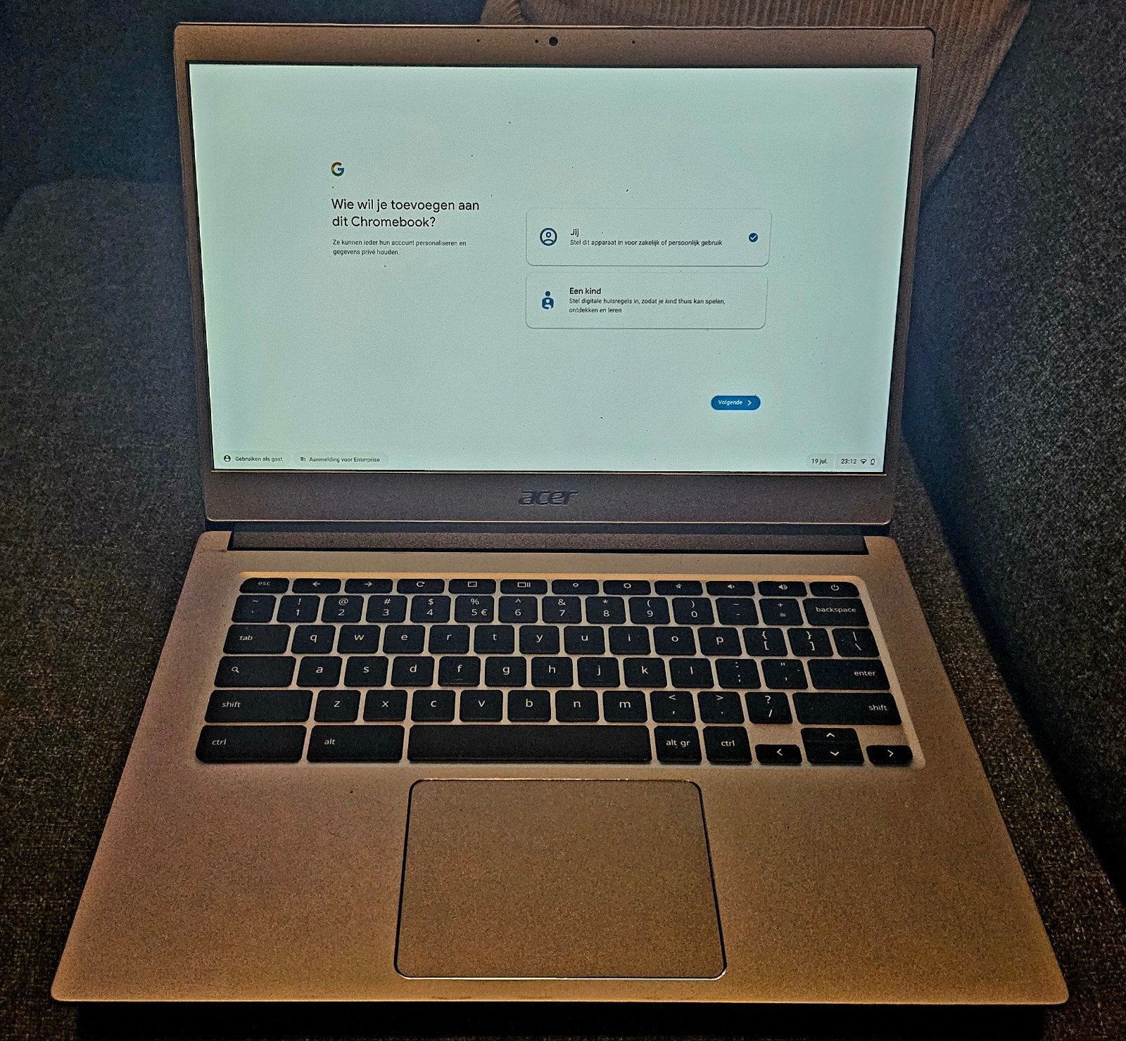 Acer Chromebook CB514-1H-C8PA, 14 inch, Ophalen of Verzenden, Acer Chromebook 514, 4 GB of minder
