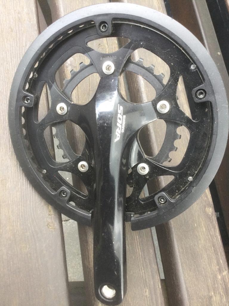 Shimano sora crank met dubbele tandwielen, Nieuw, Overige merken