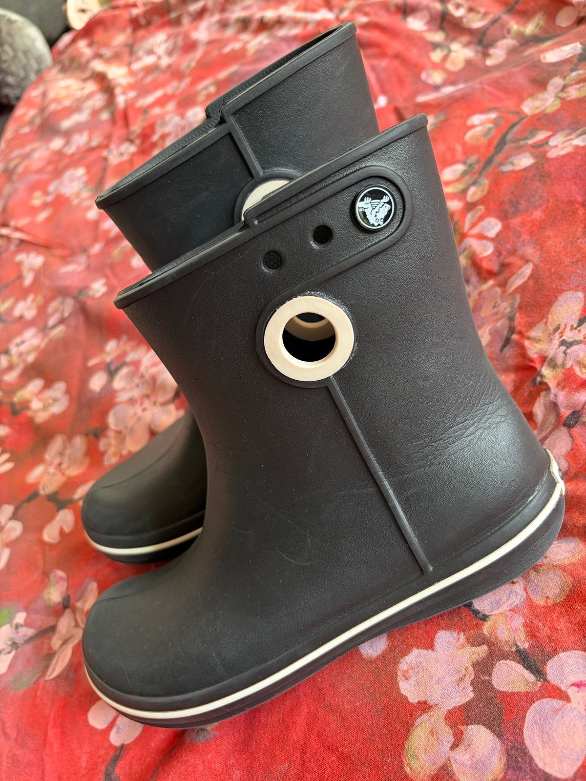 Crocs Regenlaarzen Zwart Maat 36 ( w6 ), Kleding | Dames, Ophalen of Verzenden, Zo goed als nieuw, Zwart, Regenlaarzen