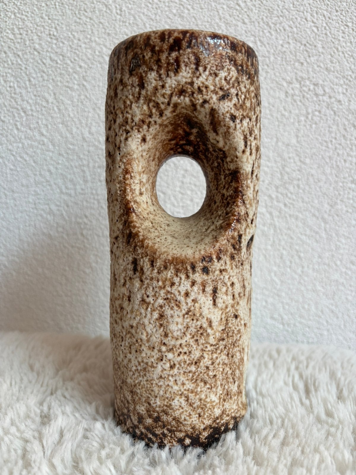 Vintage vaas Vest Keramiek Marius van Woerden 22 cm, Ophalen of Verzenden