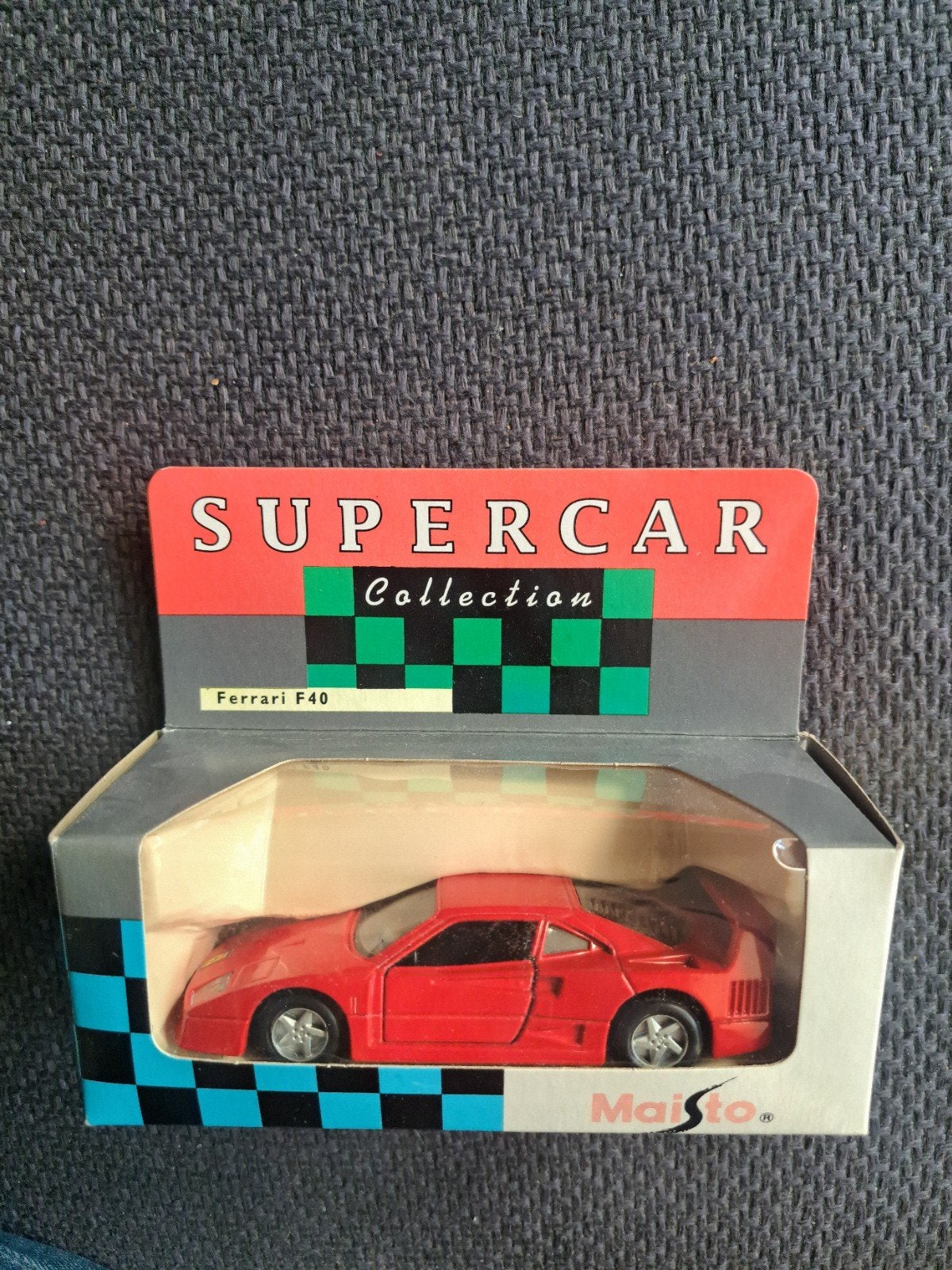 maisto supercar model Ferrari f40 bp44, Auto, Ophalen of Verzenden, Zo goed als nieuw, N.b