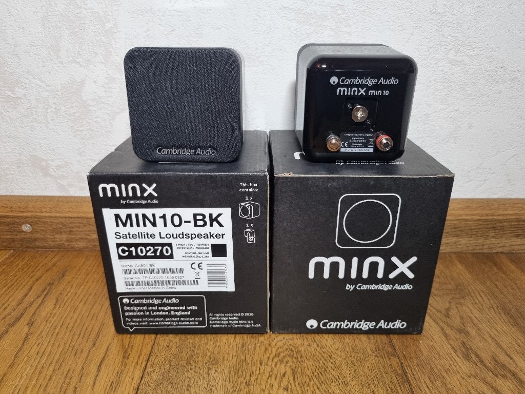 Nieuwe Cambridge Audio Minx 10 speakers + factuur, Ophalen of Verzenden, Nieuw, Overige merken