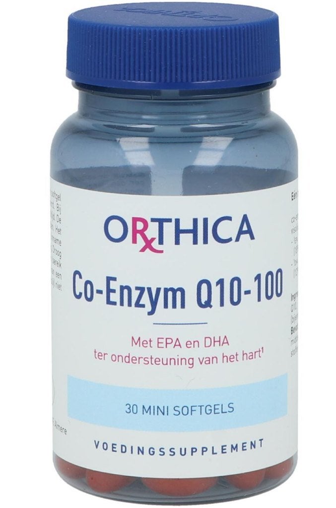 Co-Enzym Q10-100 Orthica 5 potjes, Ophalen of Verzenden, Nieuw, Overige typen