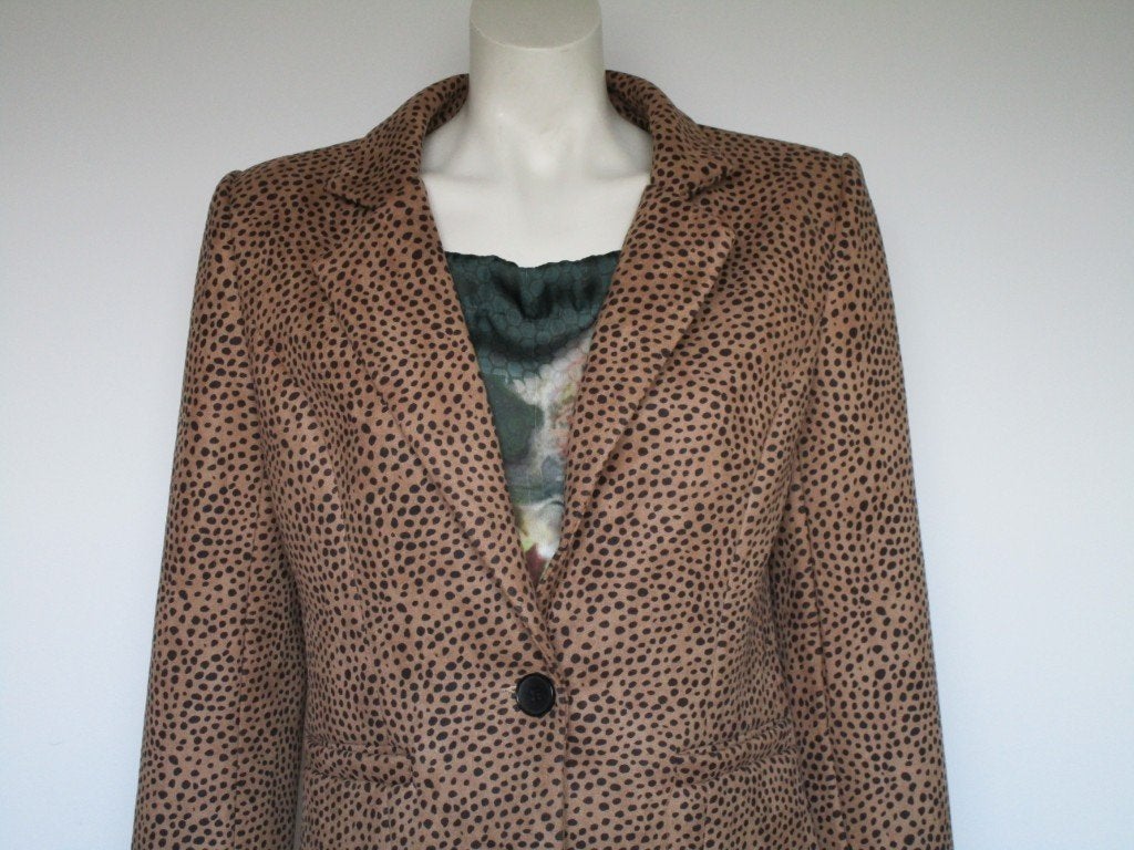 Nr.122: Jasje Colbert gelegenheidsjasje van Drole de Copine, Kleding | Dames, Jasjes, Kostuums en Pakken, Bruin, Maat 42/44 (L)