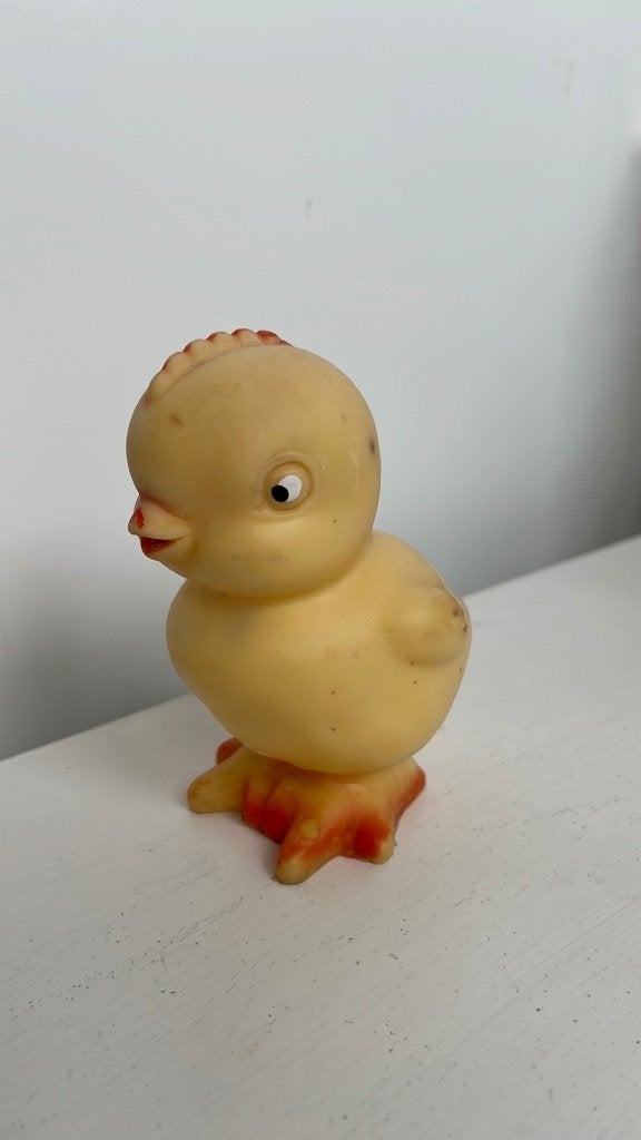 lief Ela Spielwaren kuiken 1950 antiek vintage piepbeest, Antiek en Kunst, Antiek | Speelgoed, Ophalen of Verzenden