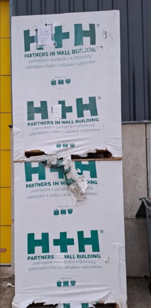 3 pallets Ytong cellenbetonblokken, Ophalen, Nieuw, Overige typen