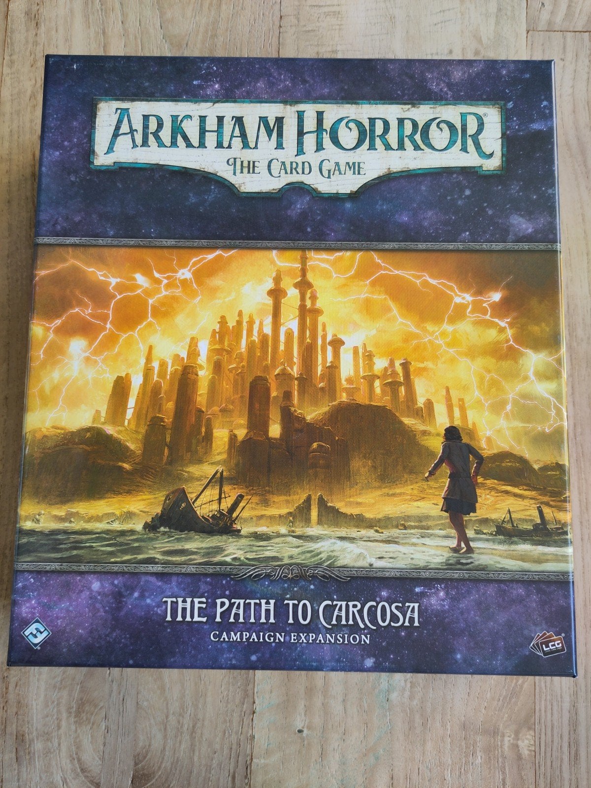 Arkham Horror LCG - Path To Carcosa Campaign + Investigators, Een of twee spelers, Ophalen of Verzenden, Fantasy Flight Games