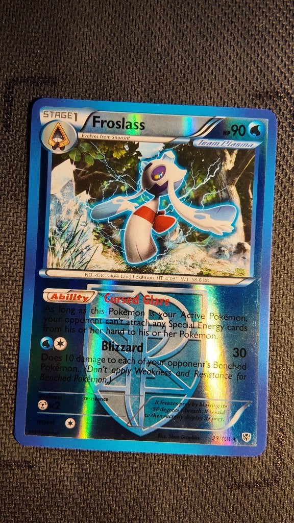 Froslass 23 Plasma Blast | Pokemon kaart, Ophalen, Zo goed als nieuw, Losse kaart, Foil