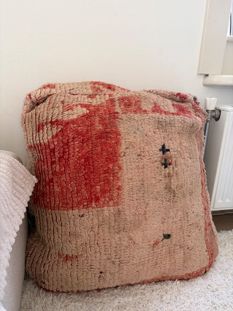 Marokkaanse poef 100 procent wol, Huis en Inrichting, Woonaccessoires | Overige, Overige materialen, Overige stijlen, Nieuw, Ophalen of Verzenden
