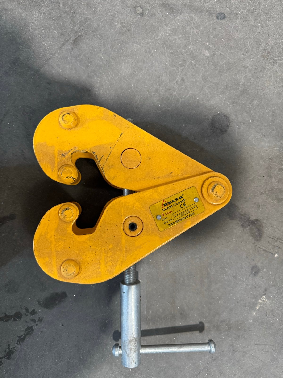 Nieuwe Delta Balkklem - 1 Ton - Voor Kettingtakel, Ophalen of Verzenden, Nieuw