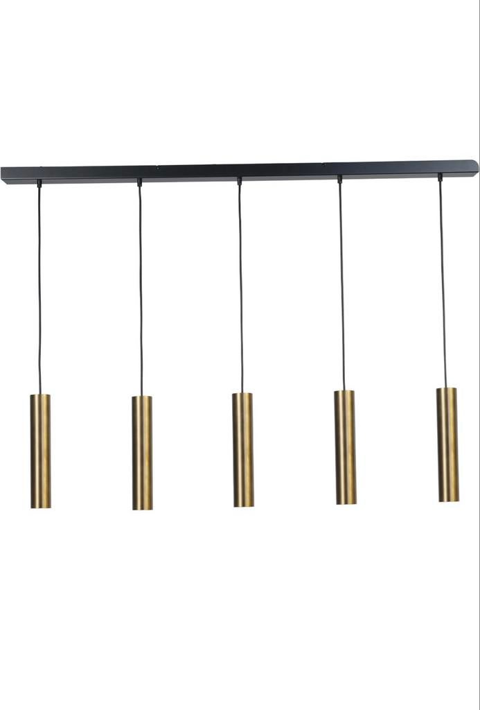 Masterlight Run hanglamp brons/messing, Ophalen of Verzenden, Zo goed als nieuw, Metaal, 75 cm of meer