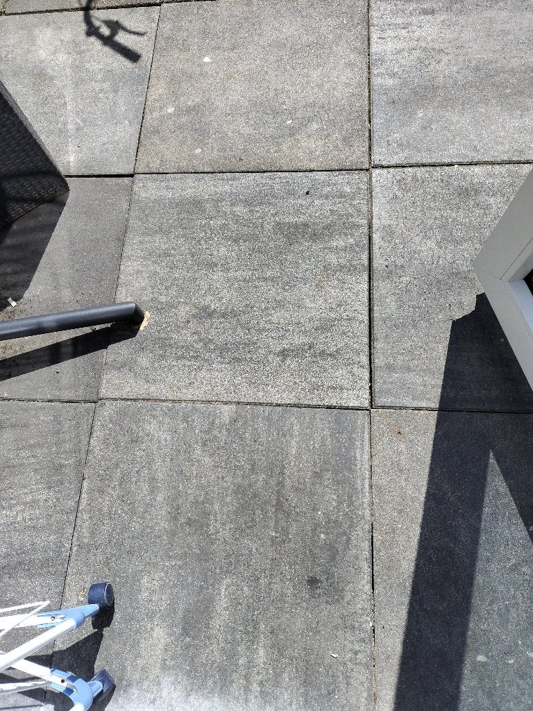 Stenen 60 bij 60 gratis terras tegels gratis afhalen, Ophalen of Verzenden, Gebruikt, Beton, Terrastegels